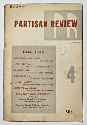 Partisan review vol xii 4 - review,