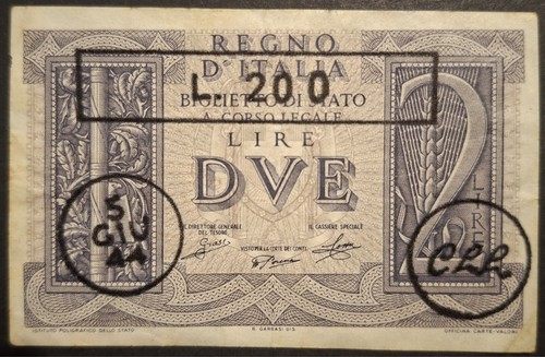 Banconota partigiana cln - banconota,