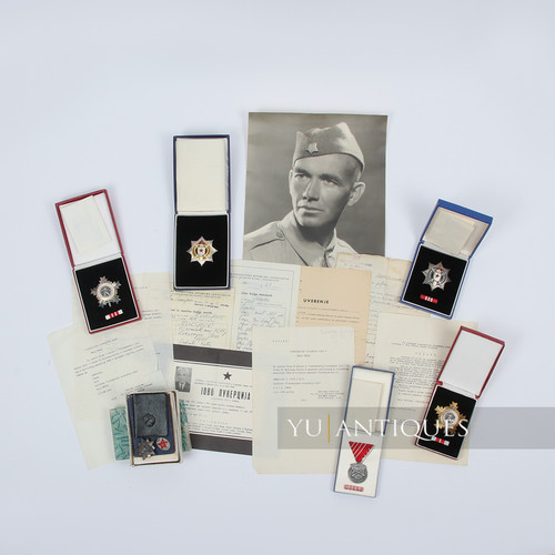 Lot items yugoslav partisan - lot,