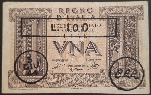 Banconota partigiana cln - banconota,