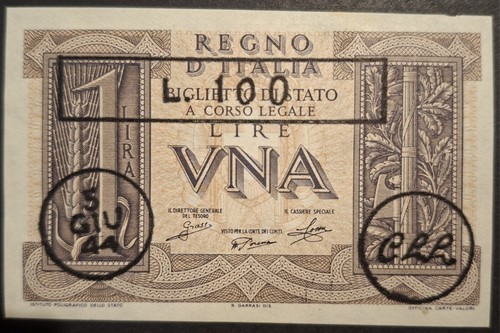 Banconota partigiana cln - partigiana,