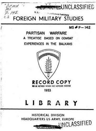 Rapporto usa partisan warfare - rapporto,